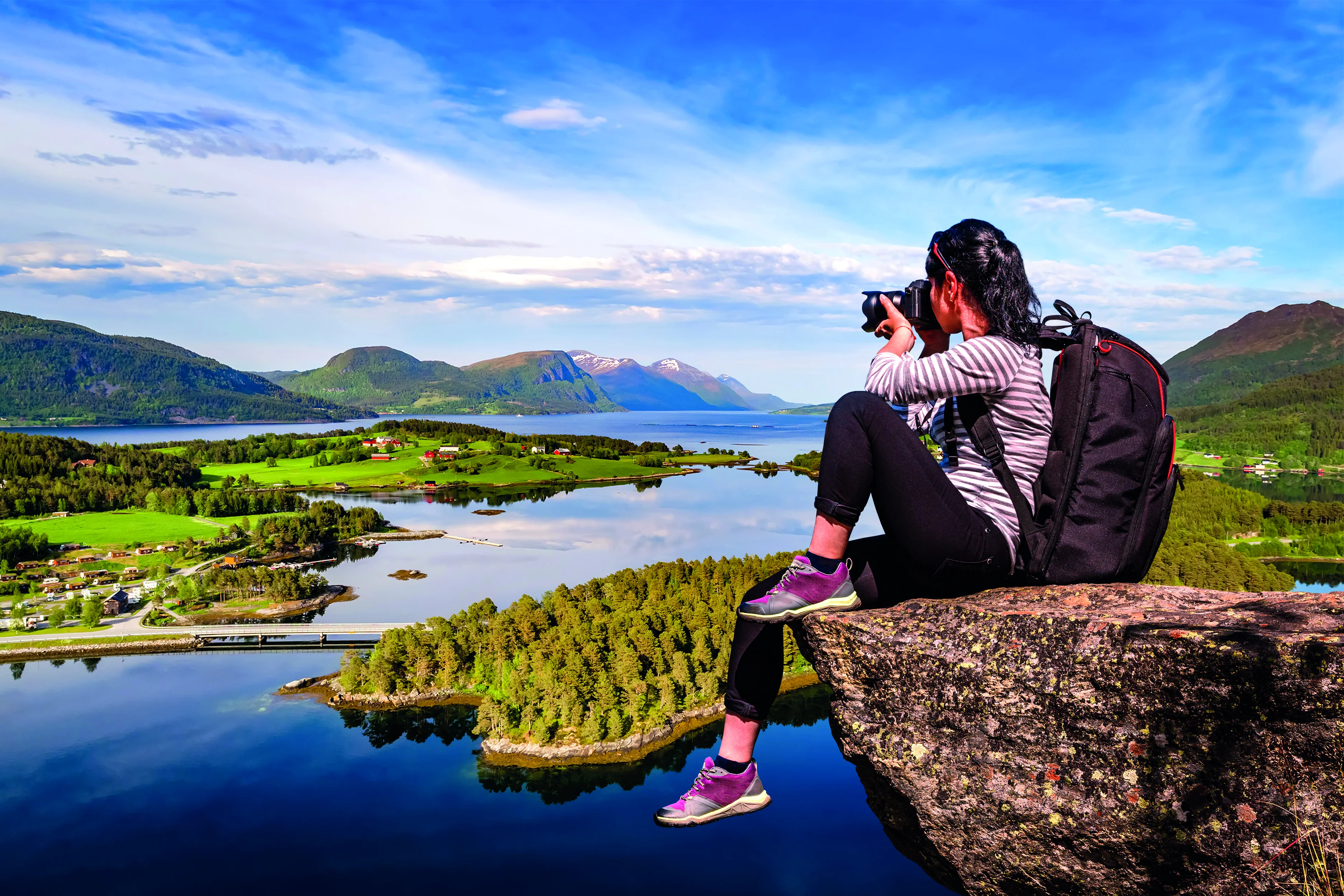 In die Fjorde Norwegens