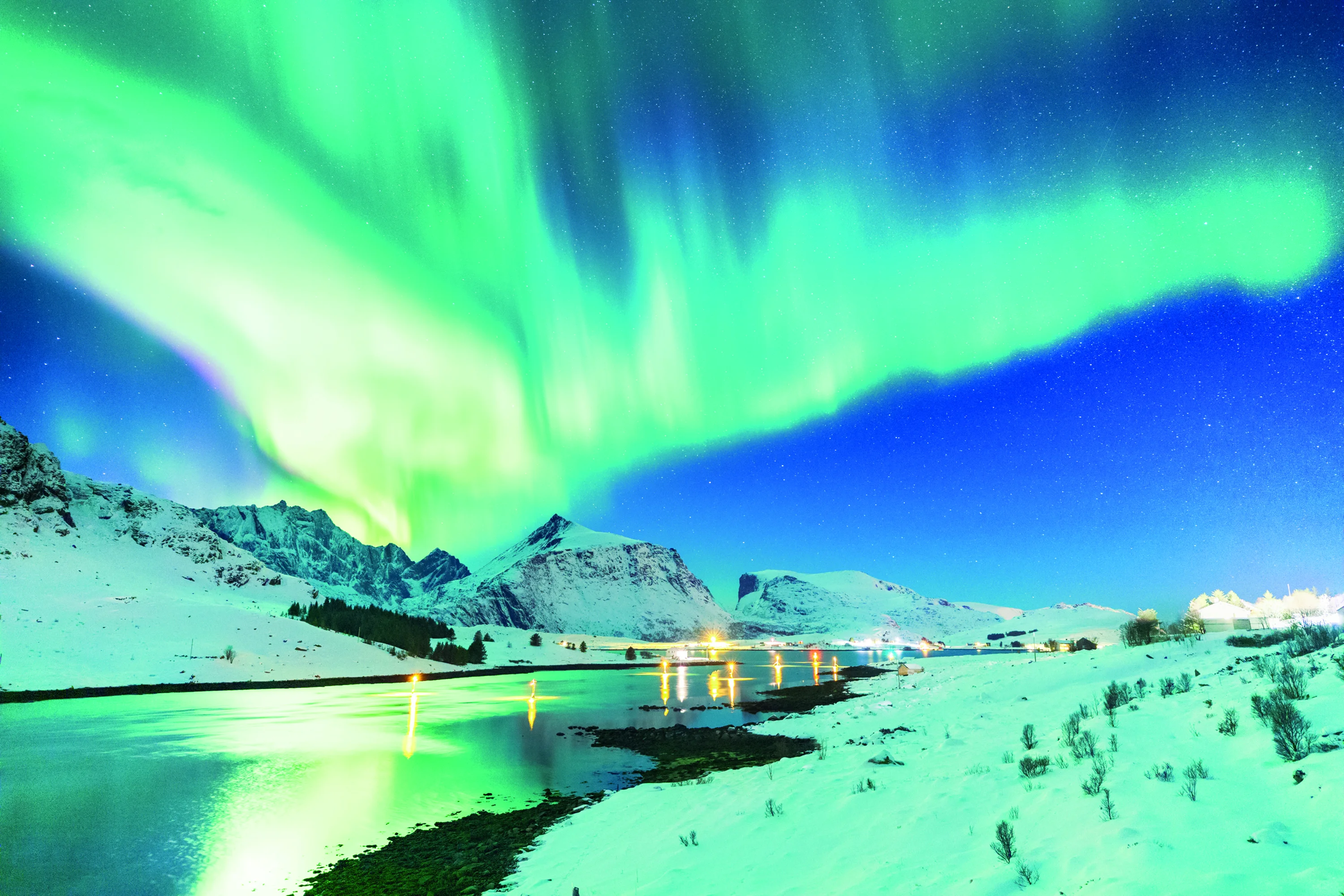 Wintertraum & Polarlicht in Lappland