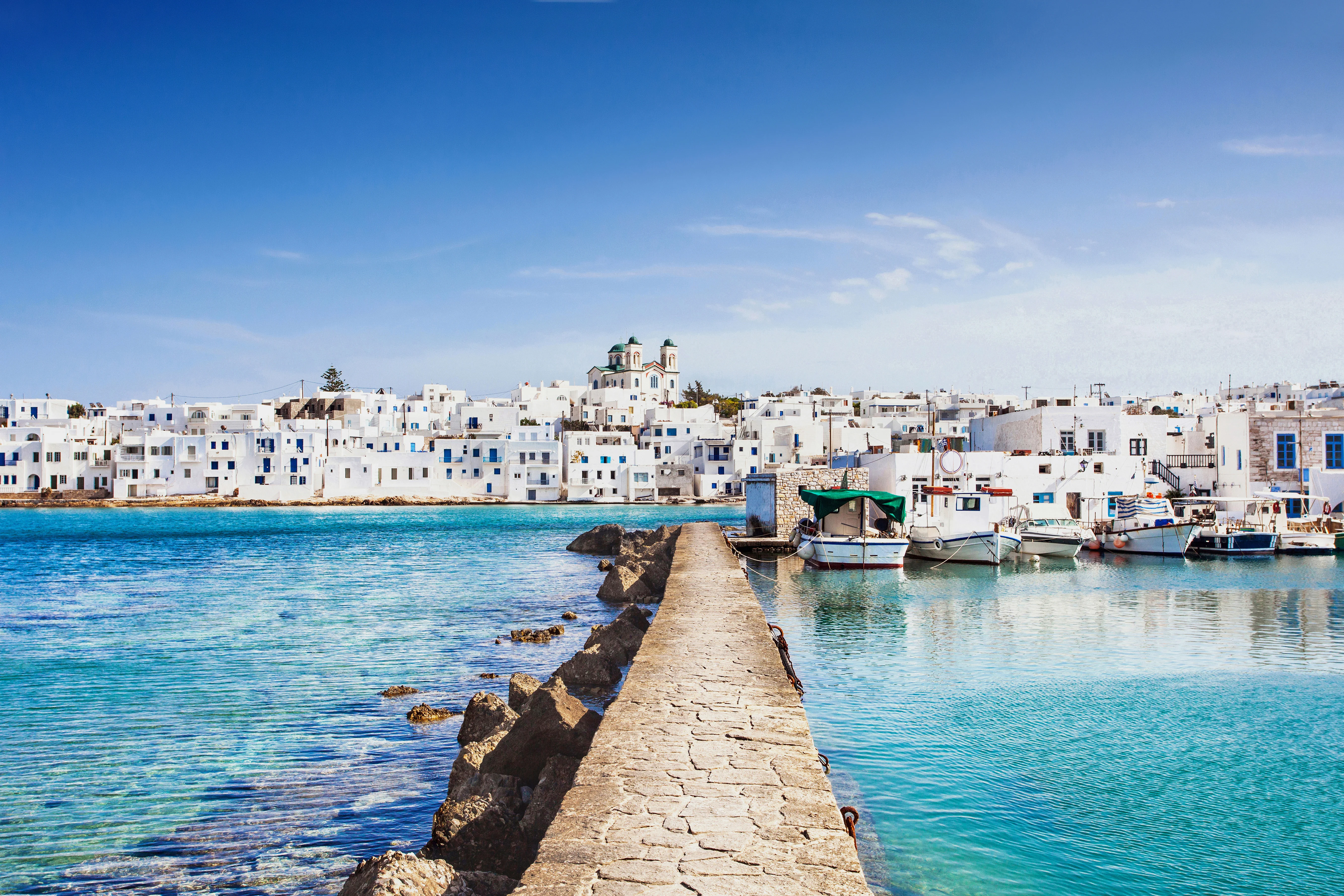 Griechisches Inselhüpfen Santorini, Naxos & Paros